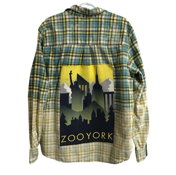 Custom “Zoo York” bleached Vurt shirt. XL - Picture 1 of 4
